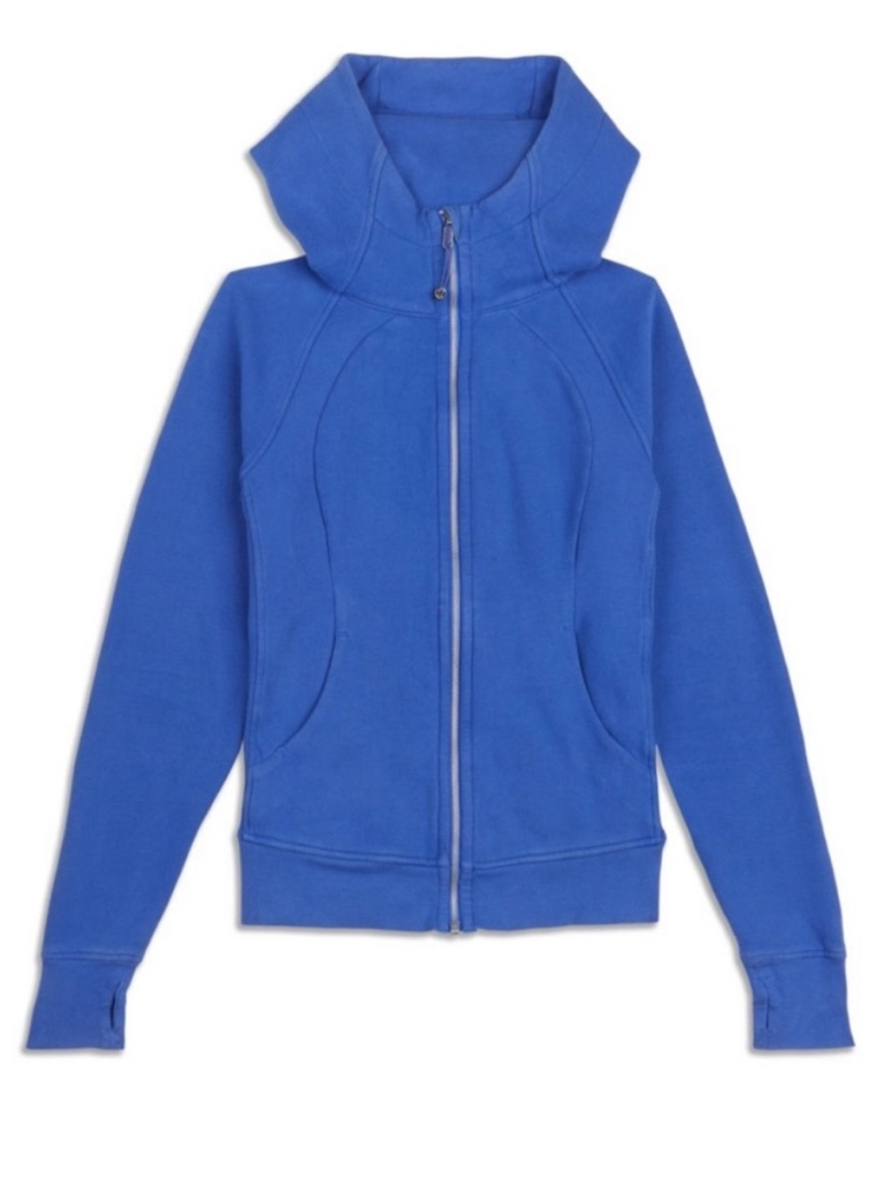 Lululemon Navy Zip-Up Scuba Hoodie